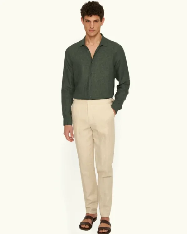 Orlebar Brown Trousers | Griffon Linen